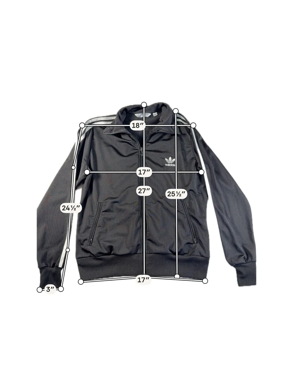 Womens Adidas Vintage Firebird Track Jacket  Sz XL Pre Owned very nice